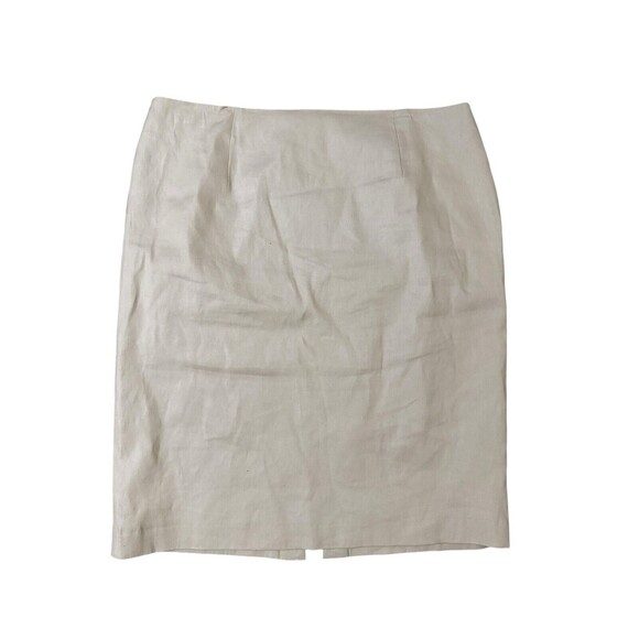 Brooks Brothers Linen Blend Pencil Skirt‎ Size 14 Minimalistic Business - Picture 1 of 6
